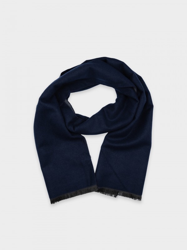 Cachecol liso com lã Cachecol liso com lã