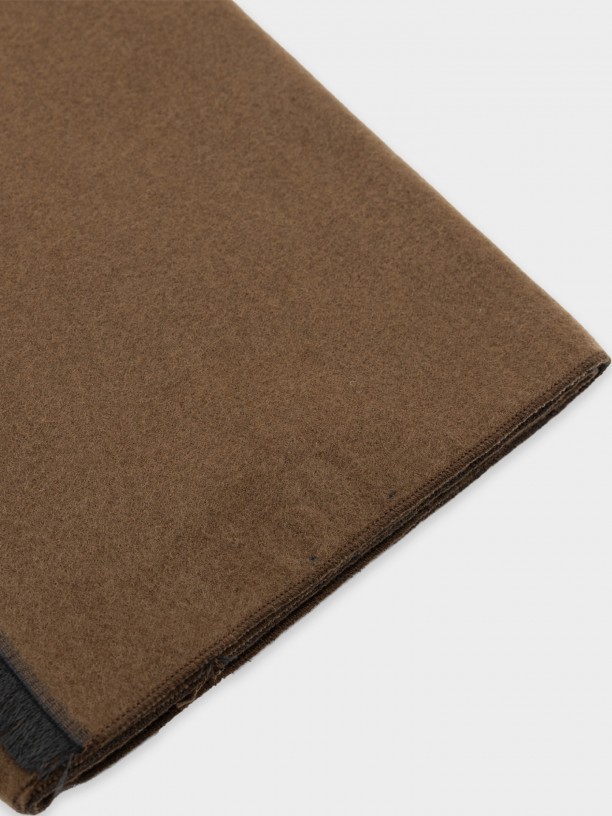 Bufanda lisa con lana