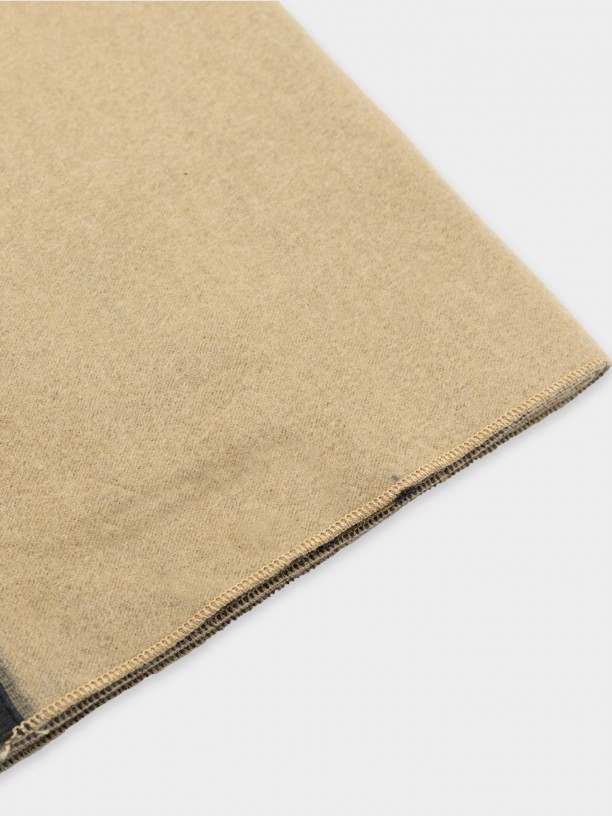 Bufanda lisa con lana