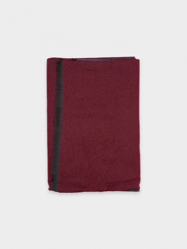 Bufanda lisa con lana