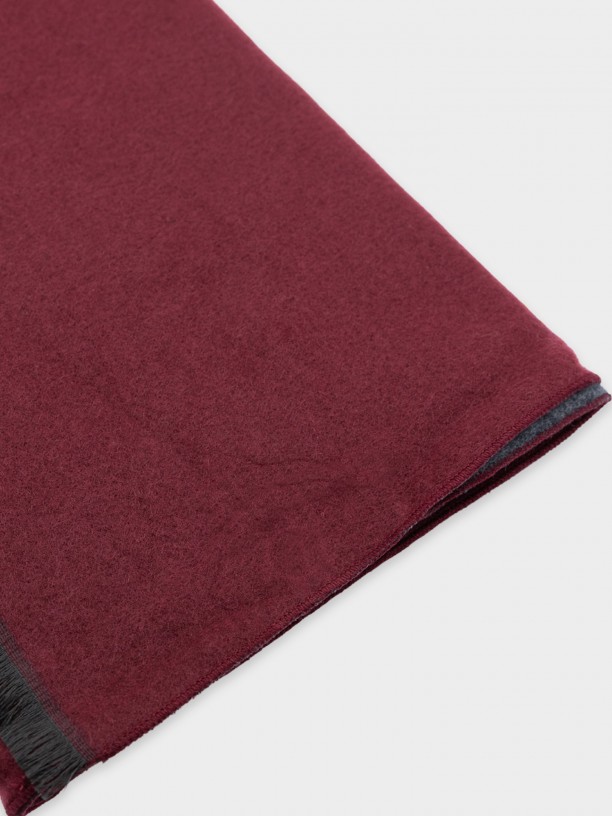 Bufanda lisa con lana