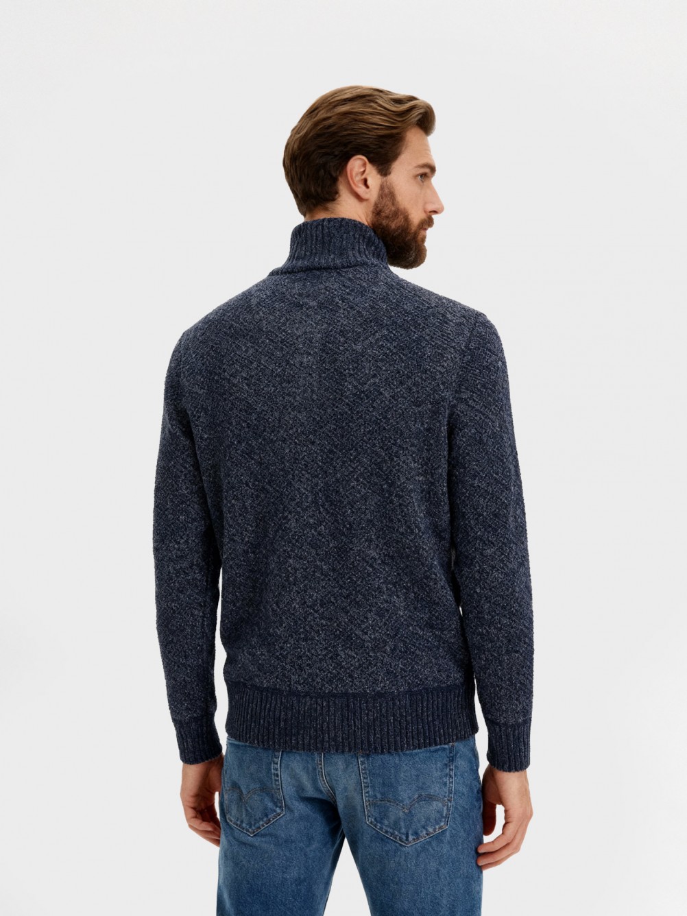 Polar knit jacket