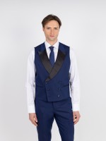 Fato de cerim�nia com colete regular fit