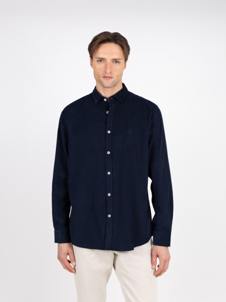 Camisa casual de bombazine