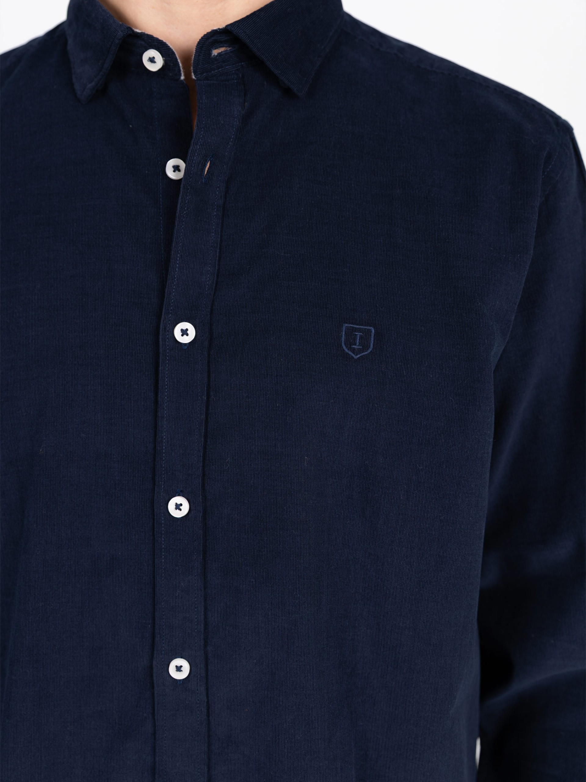 Camisa casual de pana