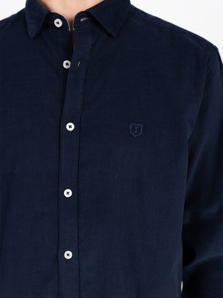 Camisa casual de bombazine Camisa casual de bombazine