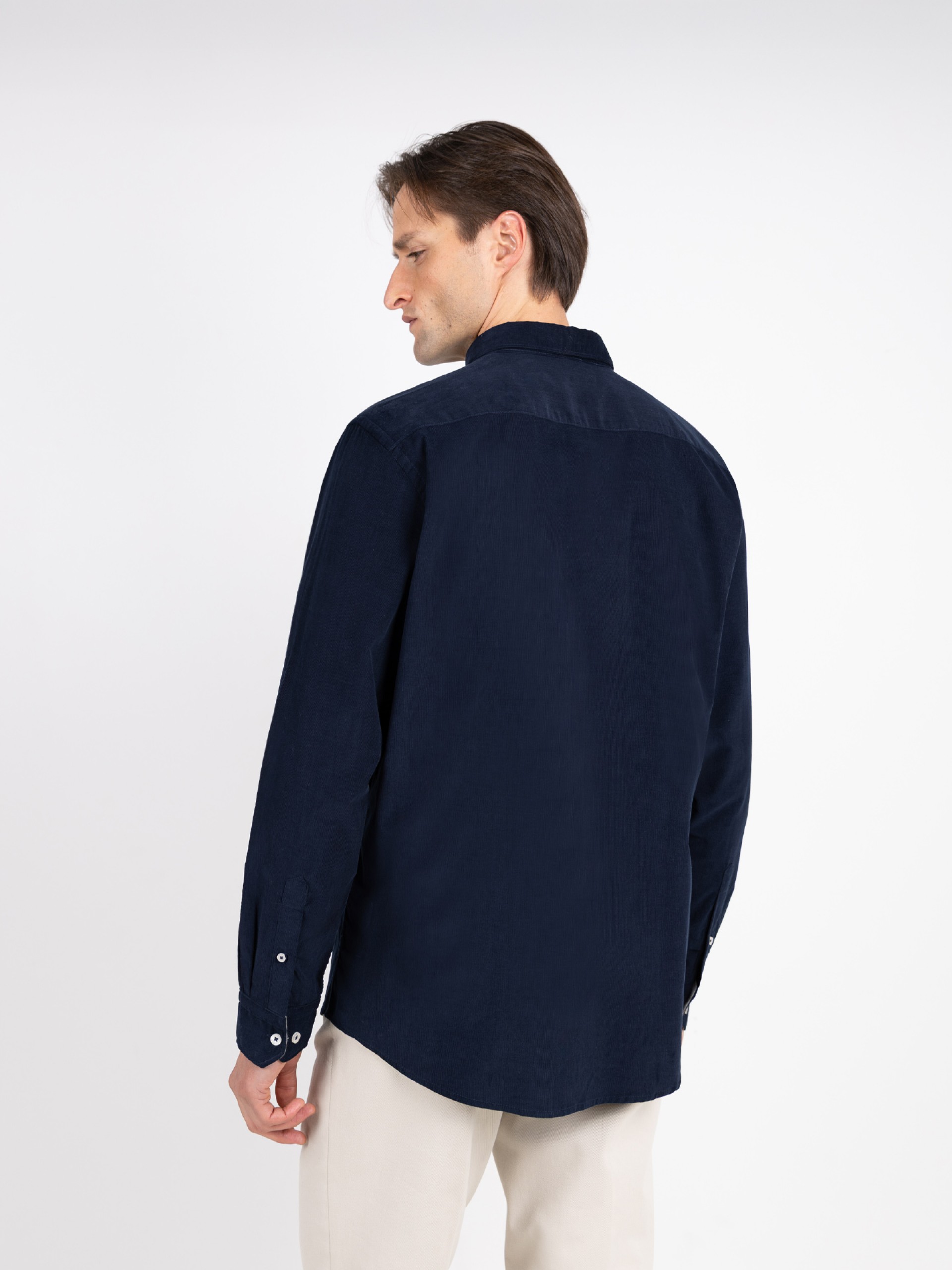 Camisa casual de pana