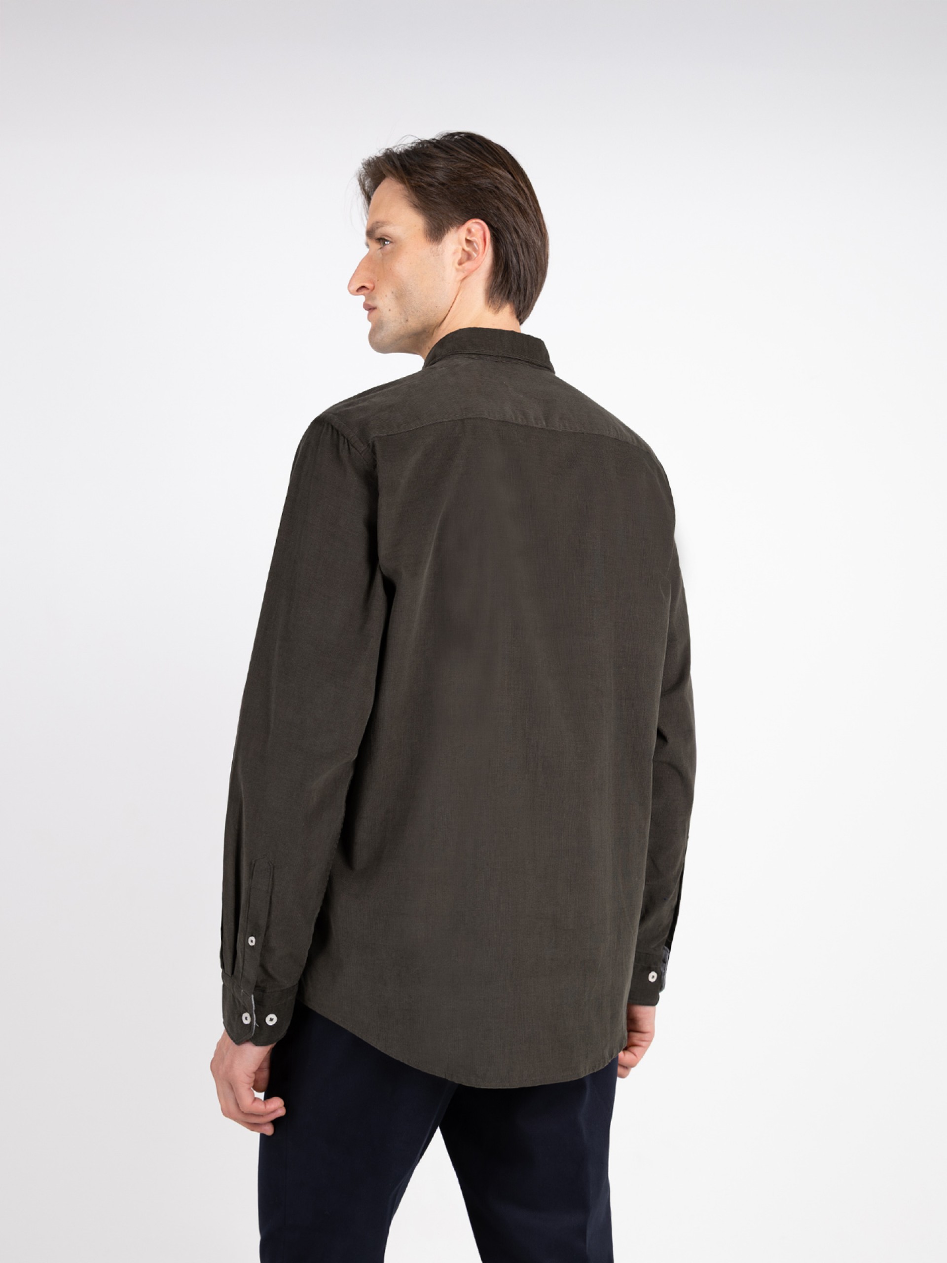 Camisa casual de pana