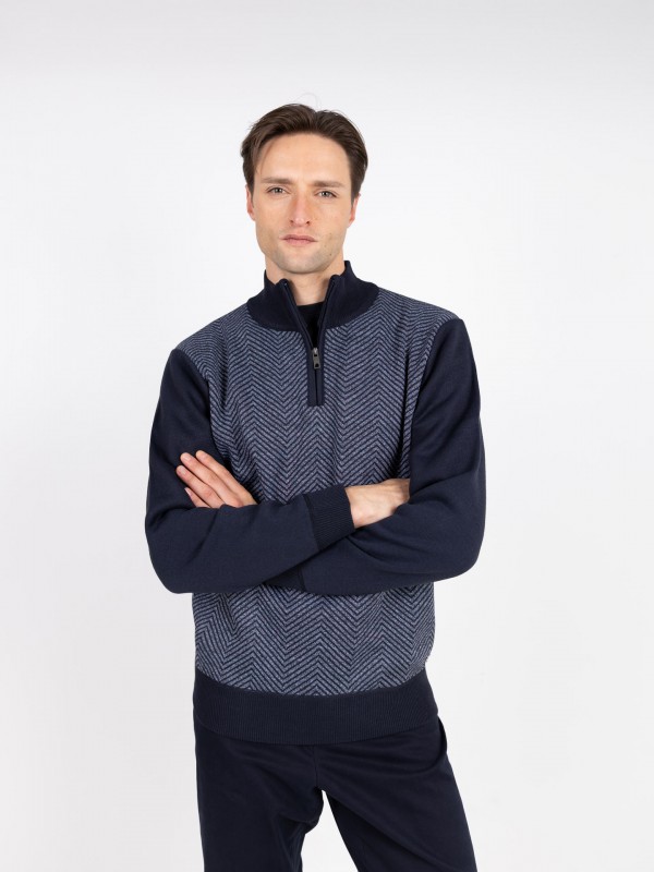 Punto de media cremallera polar Punto de media cremallera polar