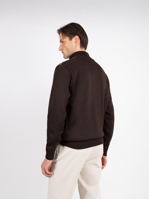 Punto de media cremallera polar Punto de media cremallera polar