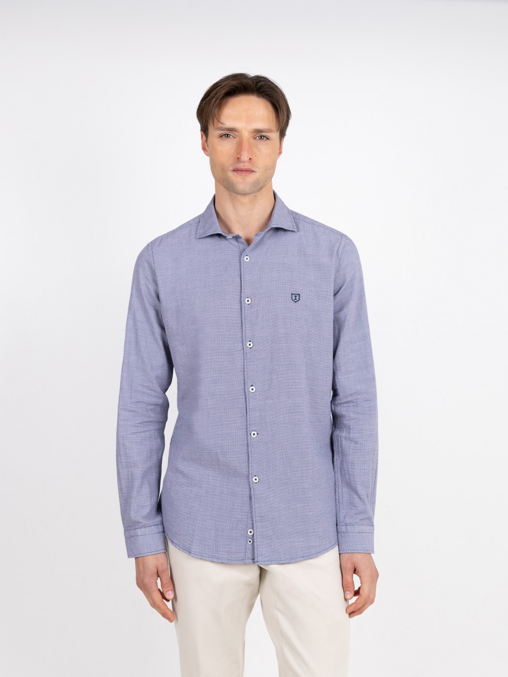 Camisa casual com padrão