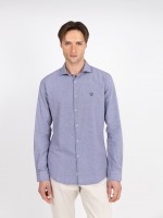 Camisa casual com padrão Camisa casual com padrão