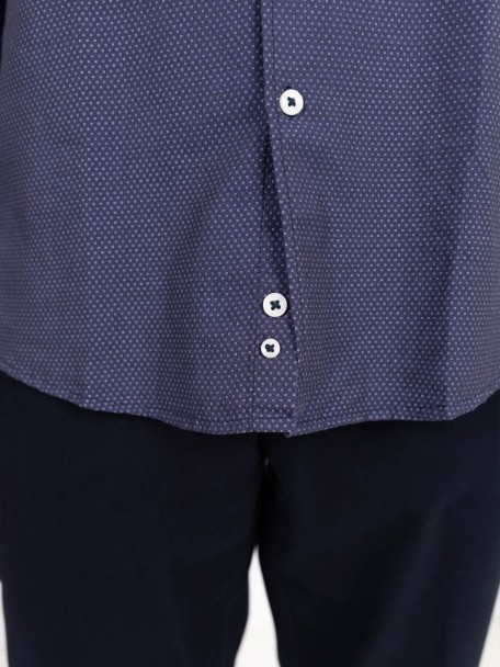 Camisa casual com padrão Camisa casual com padrão