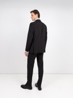 Fato liso regular fit com lã Fato liso regular fit com lã