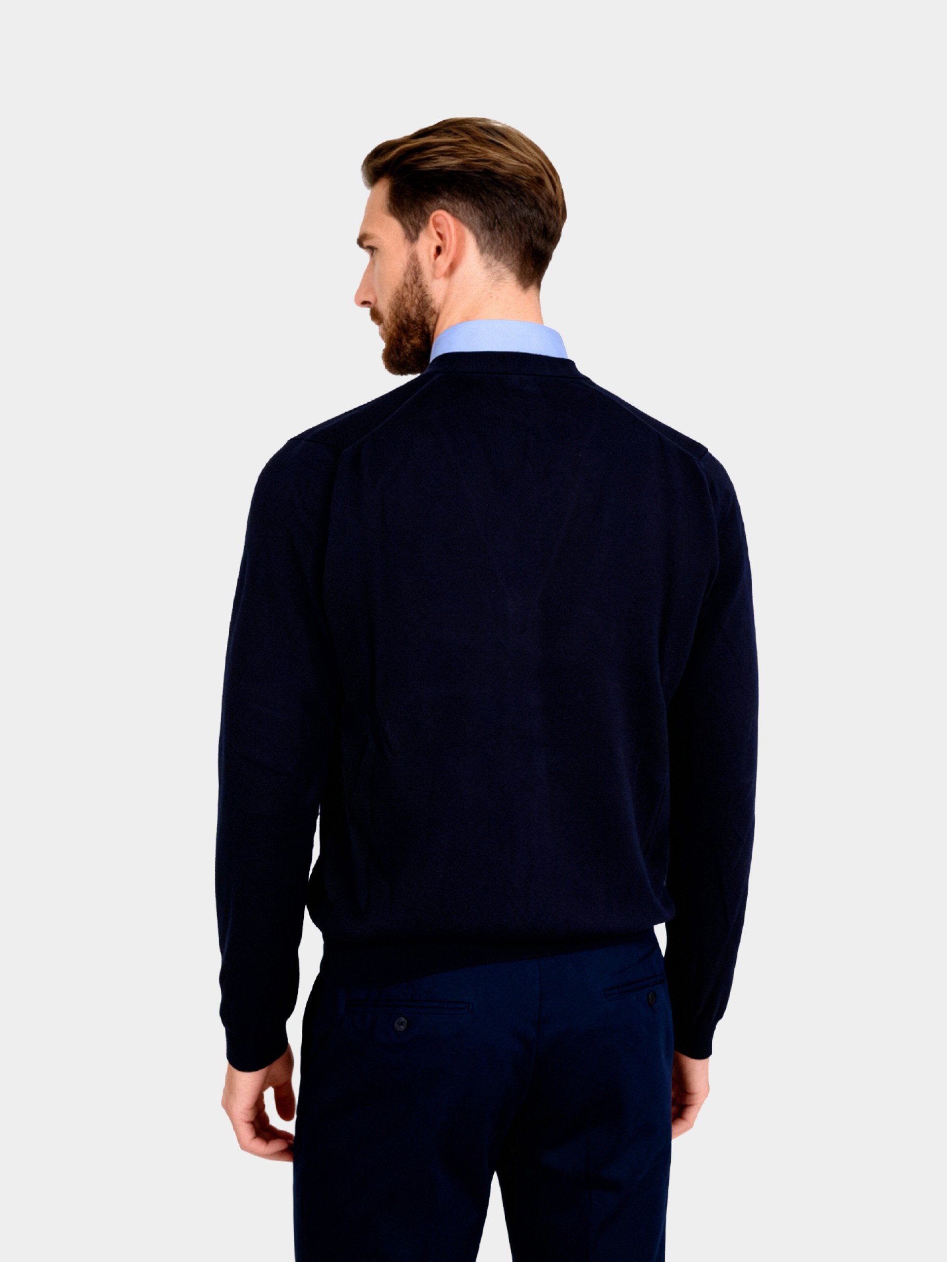 Cárdigan de punto de algodón y cachemira