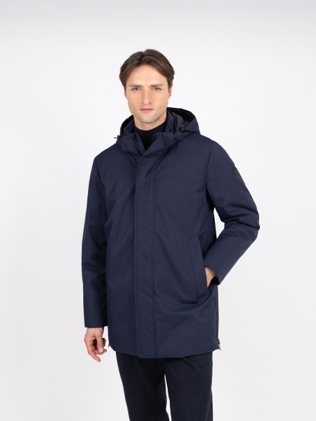 Parka t�cnica com capuz