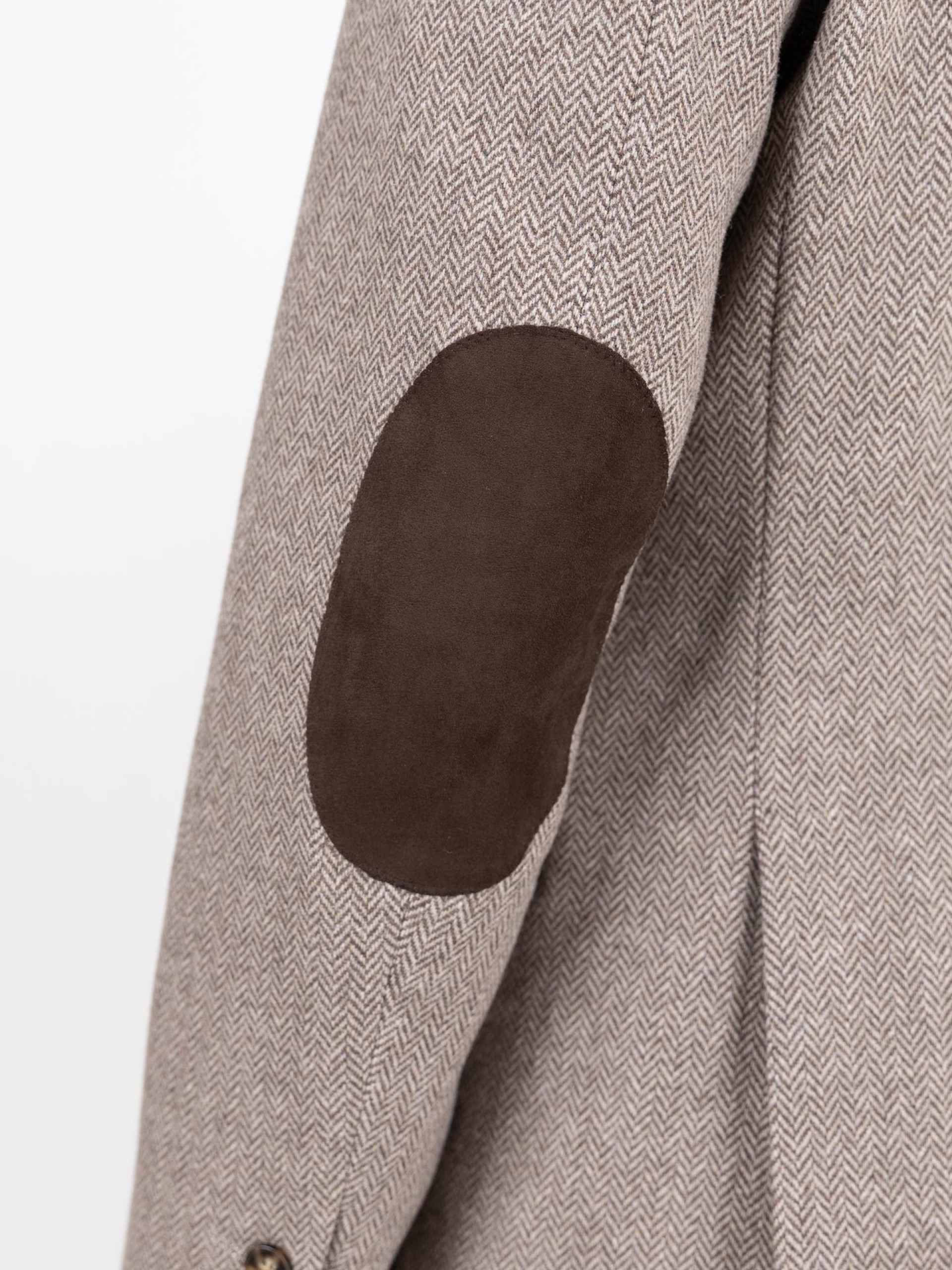 Blazer de lã com micro padrão