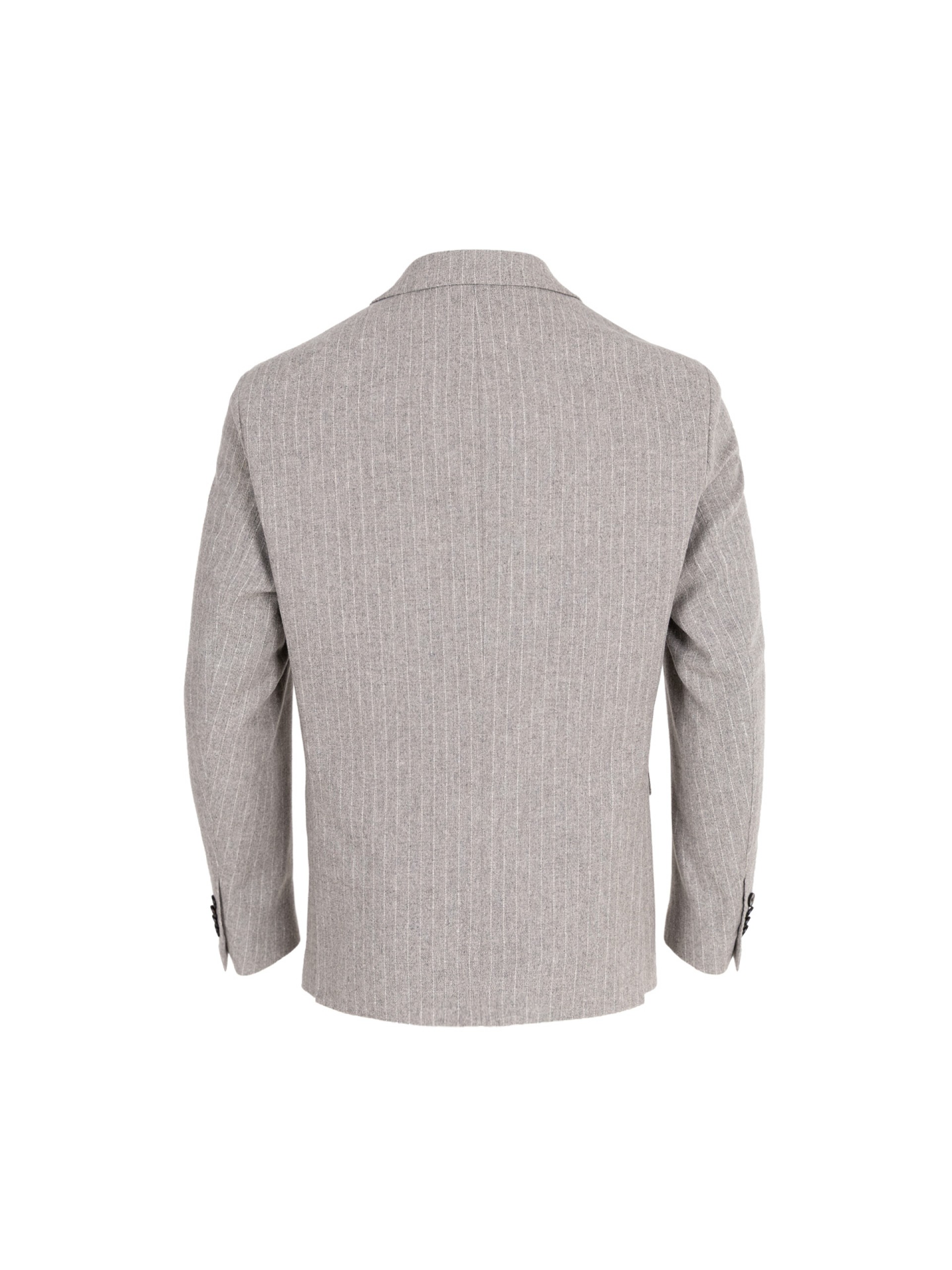 Blazer de trespasse com lã