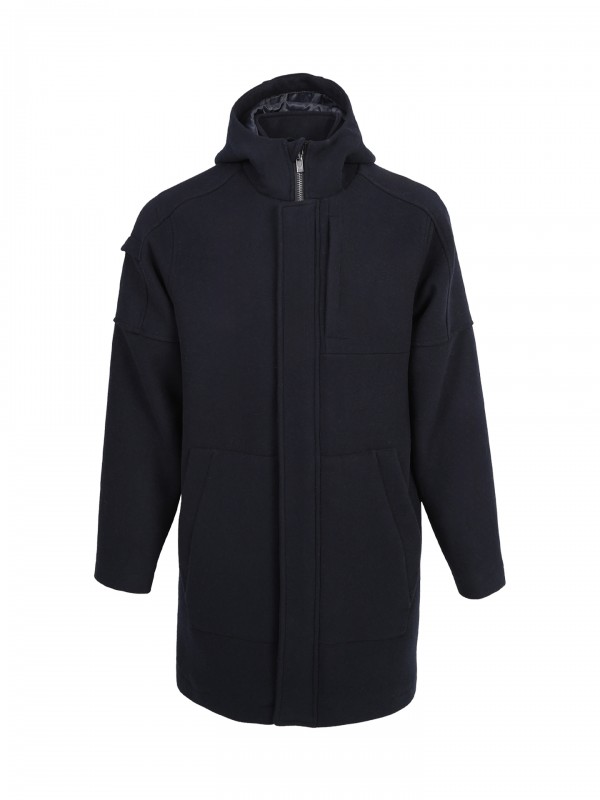 Plain wool anorak Plain wool anorak