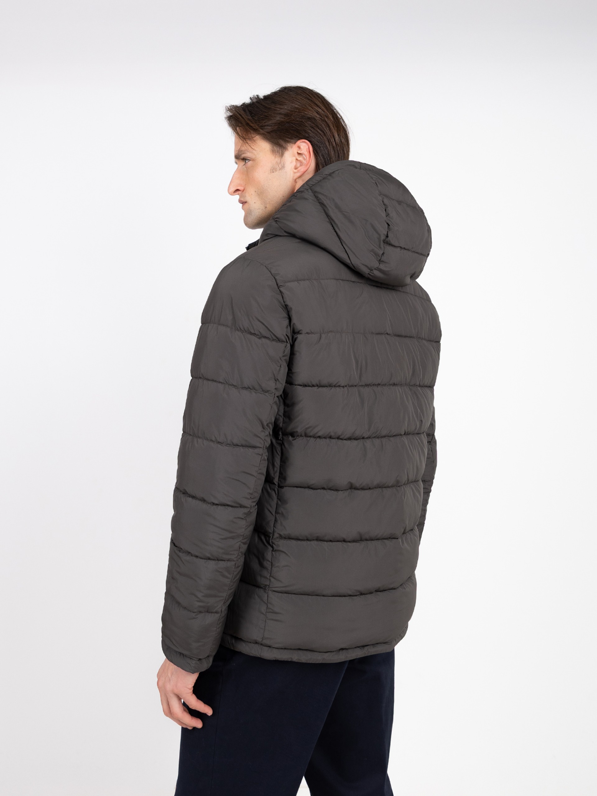 Reversible hooded jacket