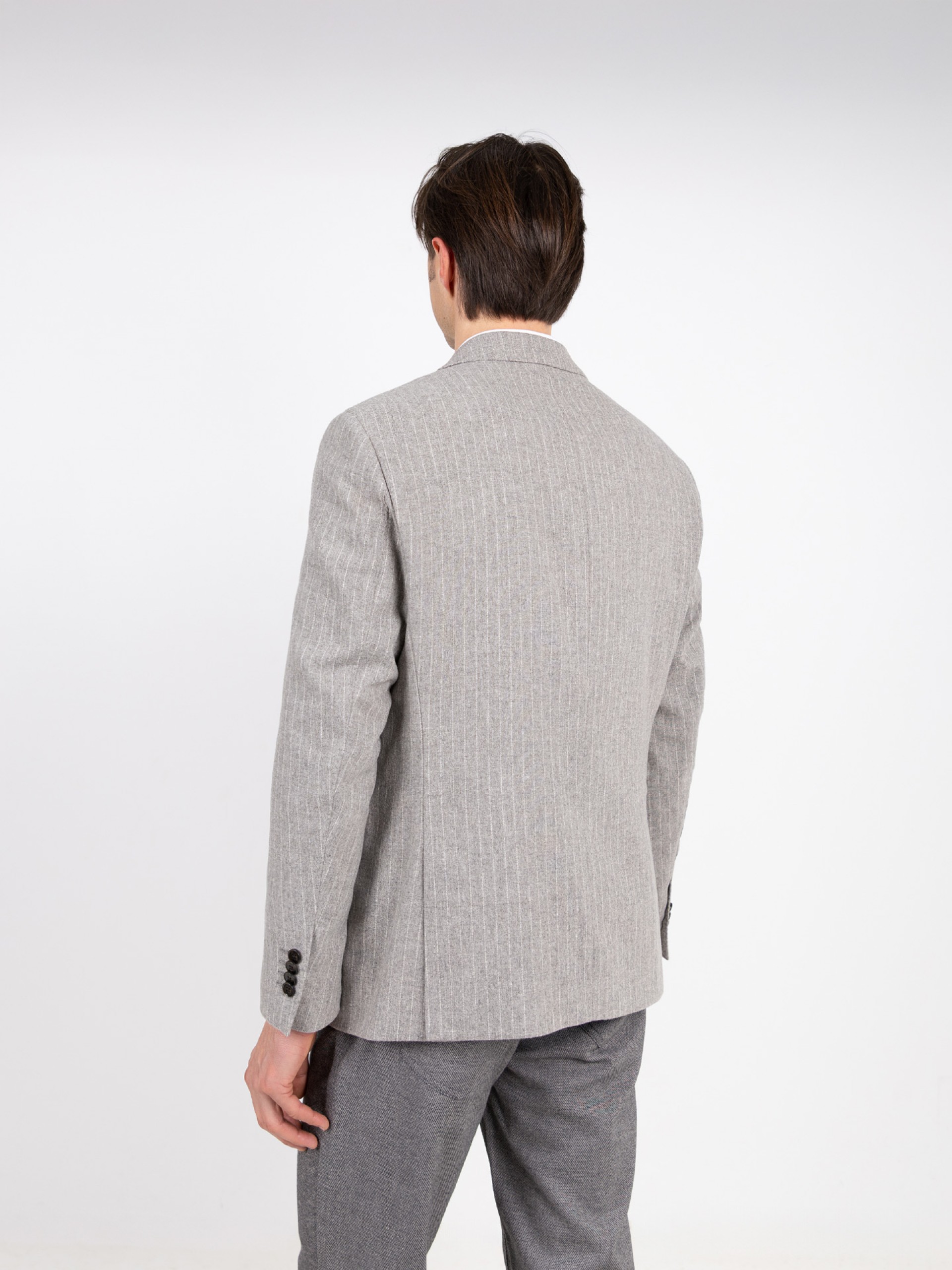 Double-breasted wool blazer