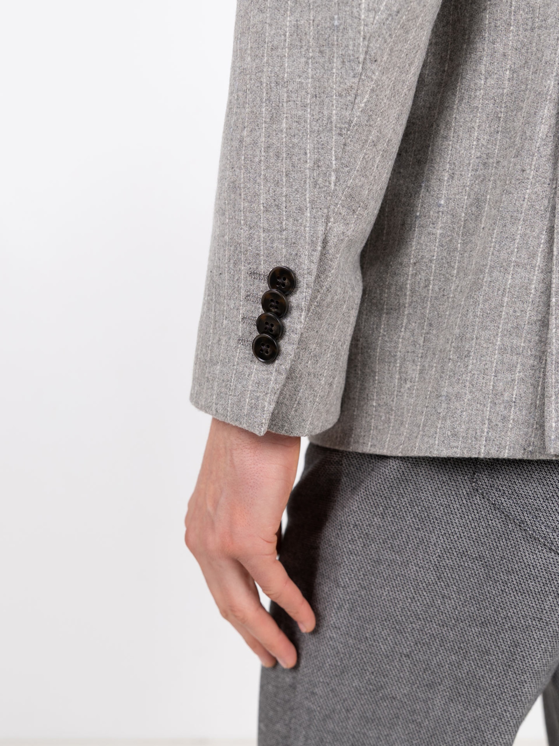 Double-breasted wool blazer