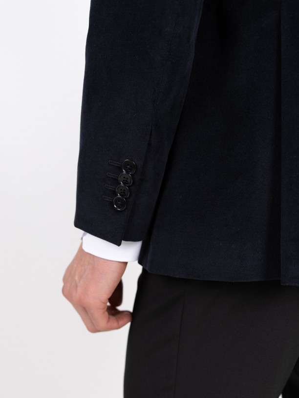 Slim fit velvet regular fit