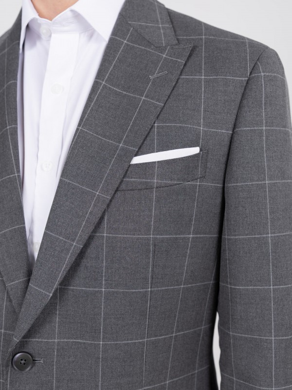 Regular Fit checked suit Regular Fit checked suit