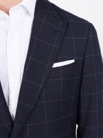 Traje de cuadro escocés de corte Regular Fit Traje de cuadro escocés de corte Regular Fit