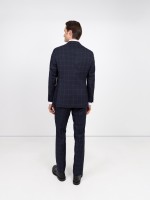 Traje de cuadro escocés de corte Regular Fit Traje de cuadro escocés de corte Regular Fit
