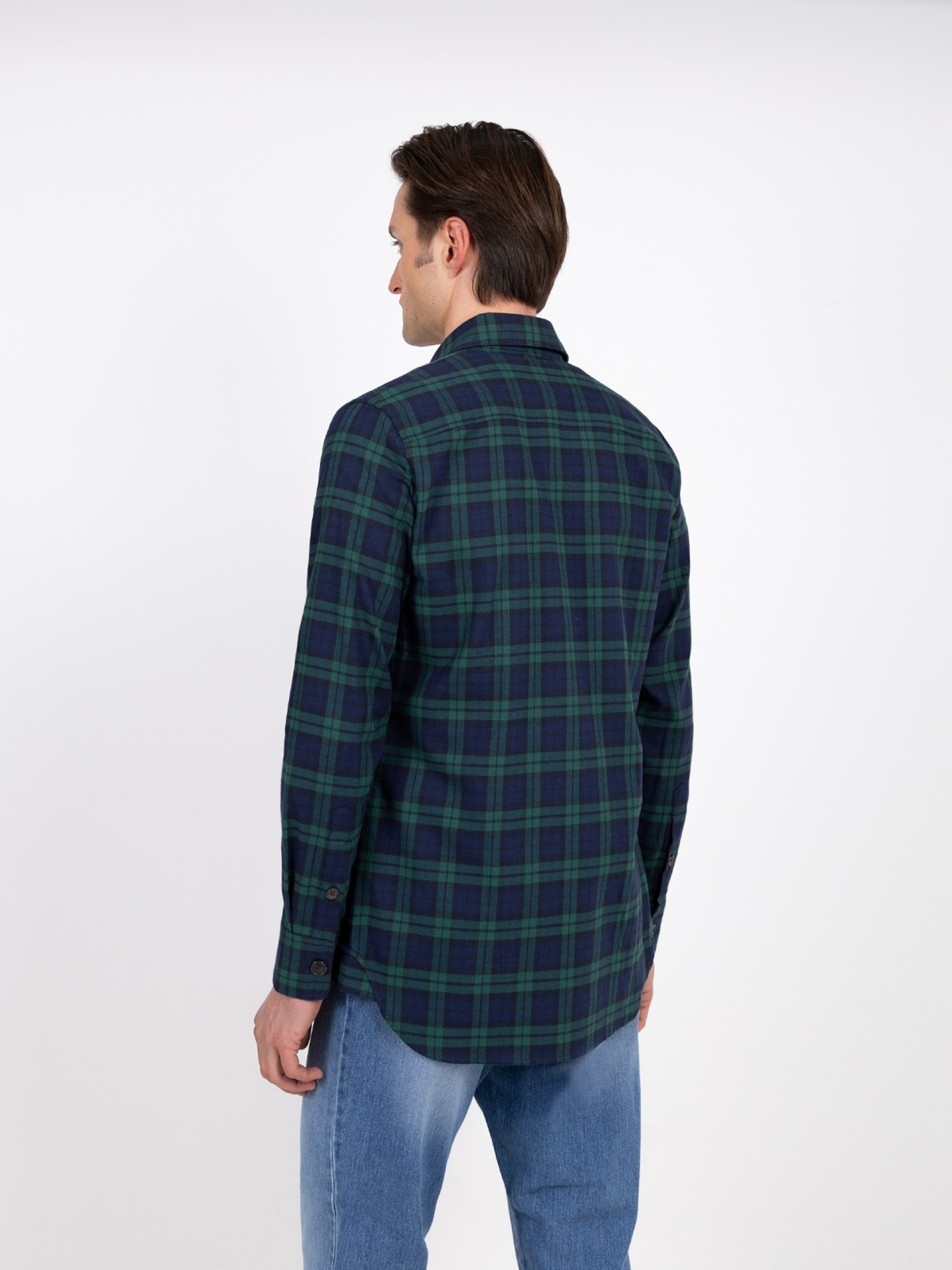 Plaid cotton shirt