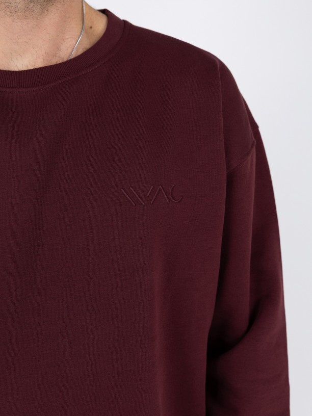 WAC Plain sweatshirt with logo