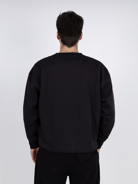 Sweatshirt lisa com logótipo WAC Sweatshirt lisa com logótipo WAC