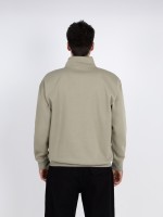 Plain half-zip sweatshirt with WAC logo Plain half-zip sweatshirt with WAC logo