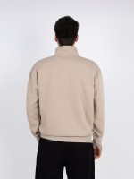 Plain half-zip sweatshirt with WAC logo Plain half-zip sweatshirt with WAC logo