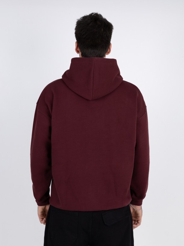 Basic plain hoodie with WAC logo