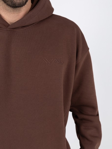 Hoodie básica lisa con logotipo WAC Hoodie básica lisa con logotipo WAC