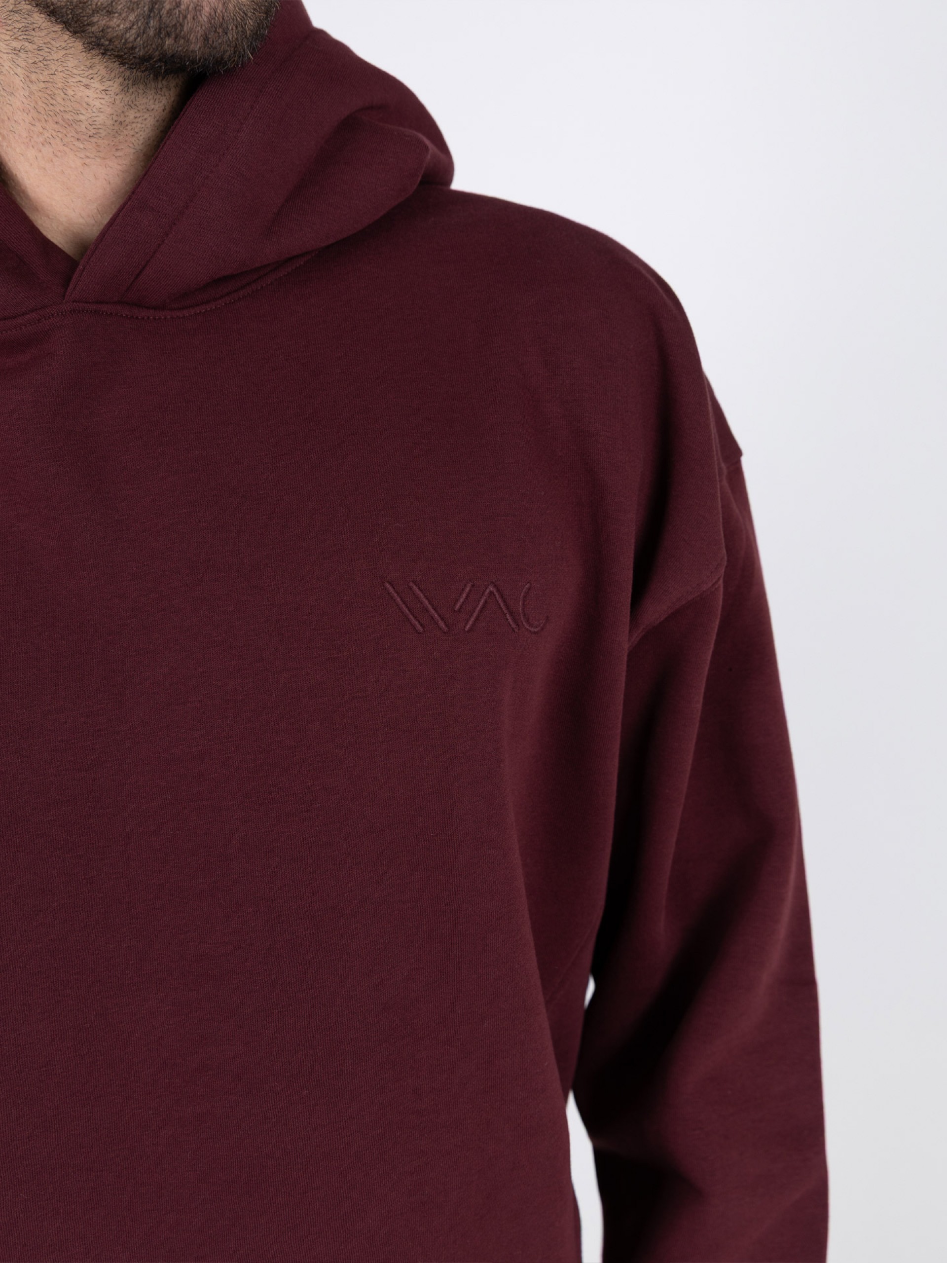 Basic plain hoodie with WAC logo