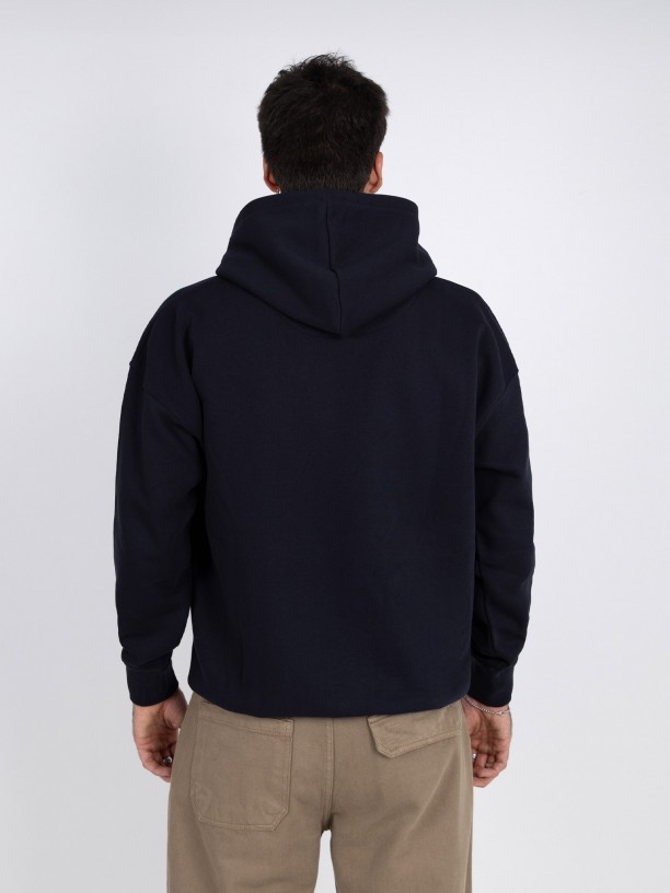 Basic plain hoodie with WAC logo