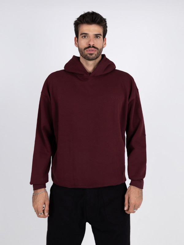 Basic plain hoodie with WAC logo