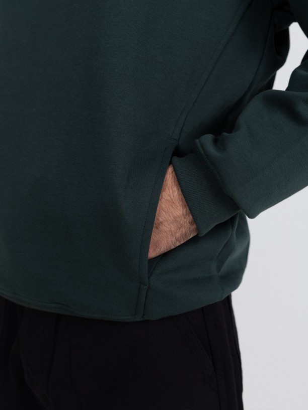 Basic plain hoodie with WAC logo