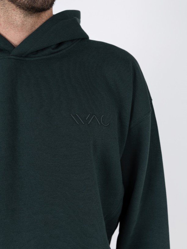 Basic plain hoodie with WAC logo