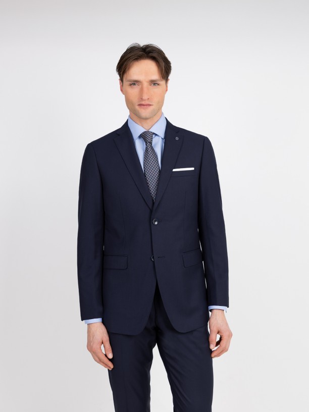 Micro pattern Slim fit