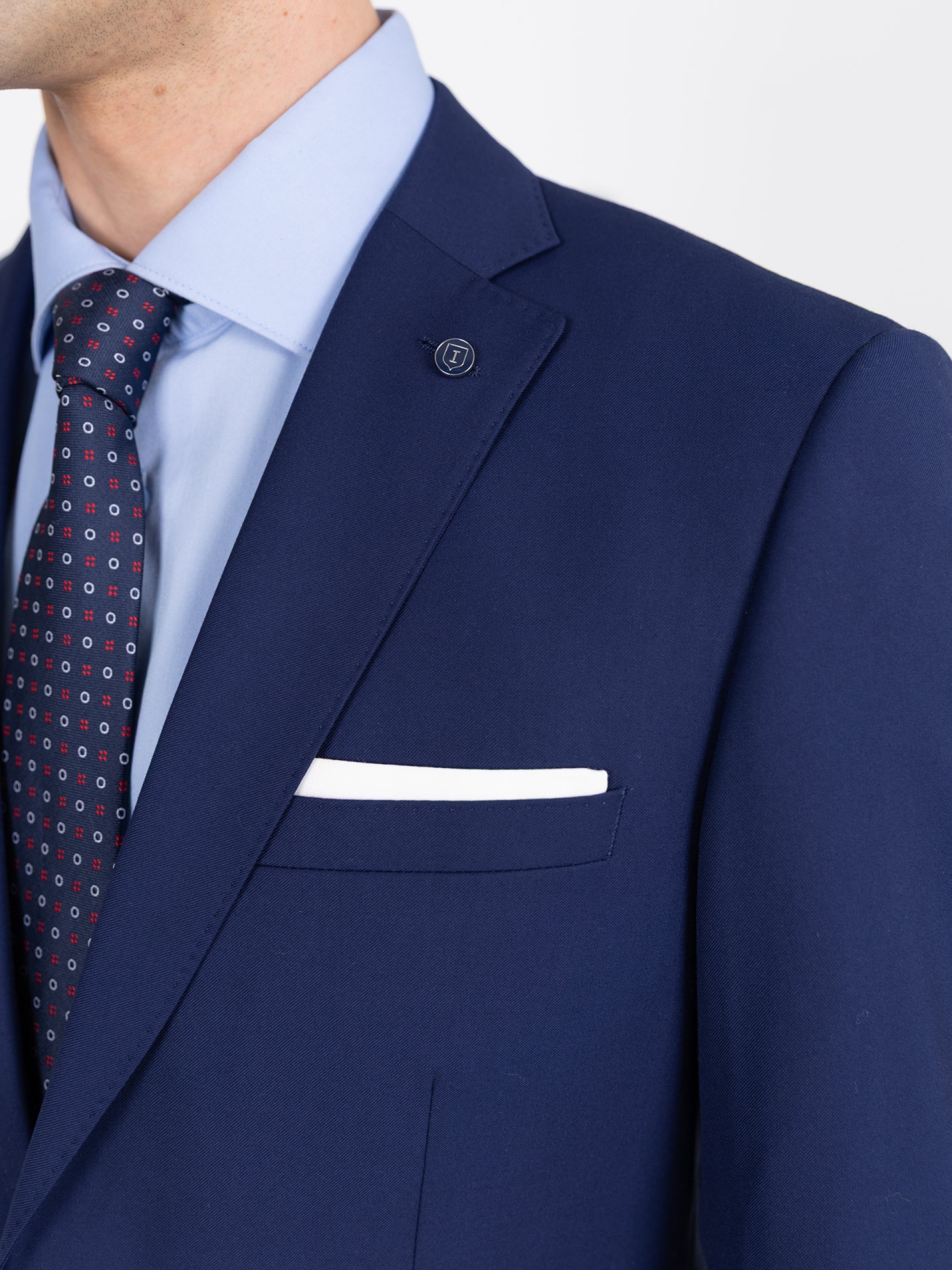 Traje micro estampado Slim fit