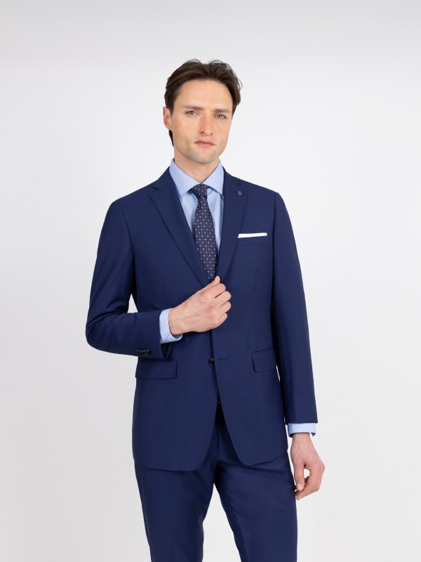 Fato de micro padrão Slim fit Fato de micro padrão Slim fit