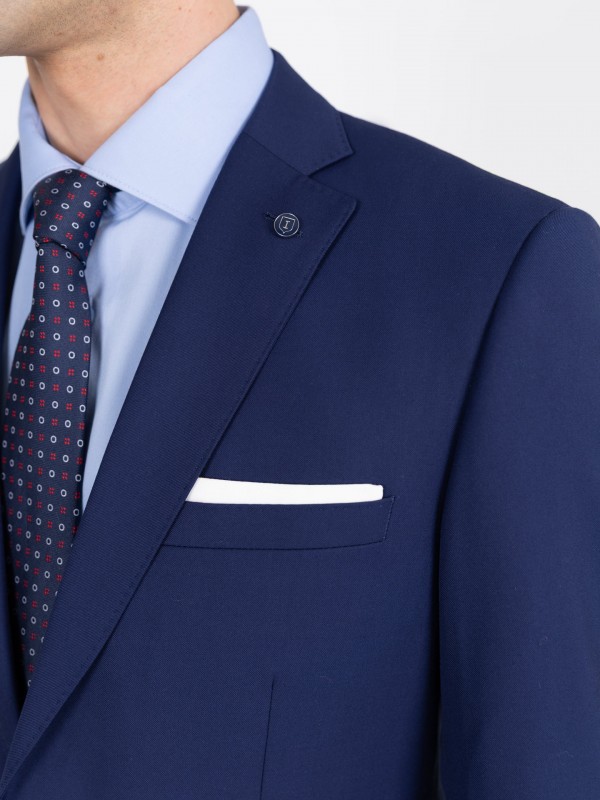 Fato de micro padrão Slim fit Fato de micro padrão Slim fit