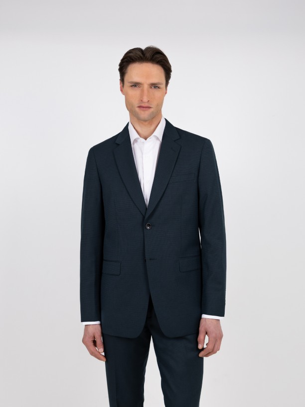 Micro pattern Slim fit