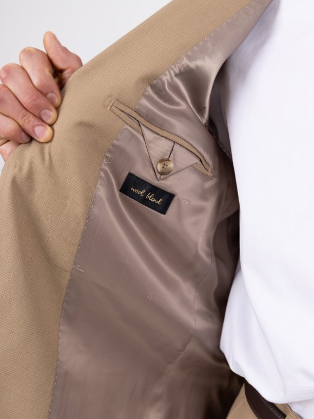 Micro pattern Slim fit