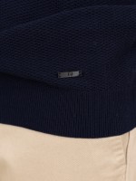 Polo de malha estruturada em algodão Polo de malha estruturada em algodão