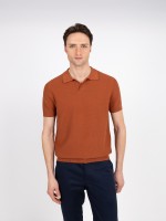 Polo de punto estructurado de algod�n